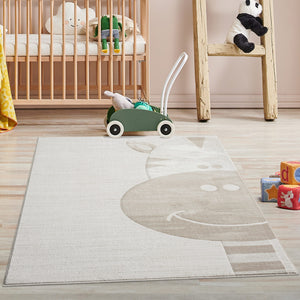 Tapis enfant animal crème - CAMY Camy