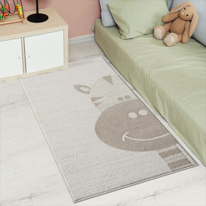 Tapis enfant animal crème - CAMY Camy