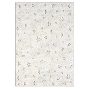 Tapis enfant crème étoile - CAMY Camy