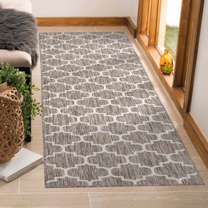 Tapis extérieur et intérieur beige motif mosaique - COSTA Costa