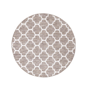 Tapis extérieur et intérieur beige motif mosaique - COSTA Costa