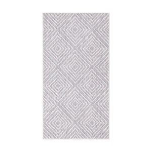 Tapis extérieur et intérieur à motif losange gris - COSTA Costa