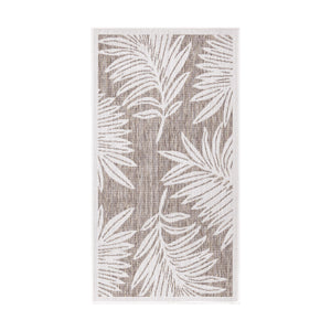 Tapis extérieur et intérieur beige à motif végétal - COSTA Costa