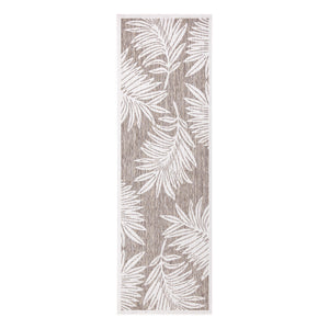 Tapis extérieur et intérieur beige à motif végétal - COSTA Costa