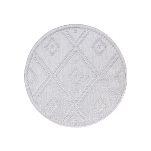 Tapis intérieur et extérieur à motif losange gris - SANTORINI Santorini