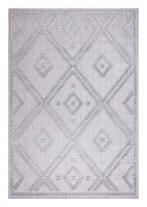 Tapis intérieur et extérieur à motif losange gris - SANTORINI Santorini