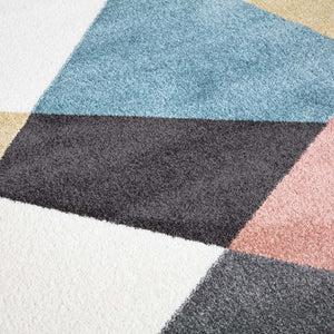 Tapis multicolore aux motifs géométriques - CALYS Calys