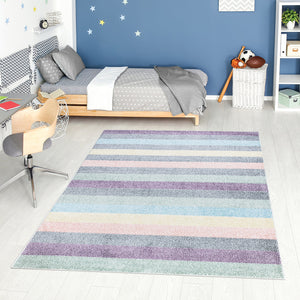 Tapis multicolore à ligne horizontale - CALYS Calys