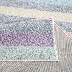 Tapis multicolore à ligne horizontale - CALYS Calys