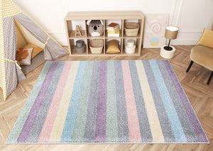 Tapis multicolore à ligne horizontale - CALYS Calys