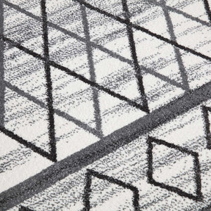 Tapis gris à motif géométrique - CALYS Calys