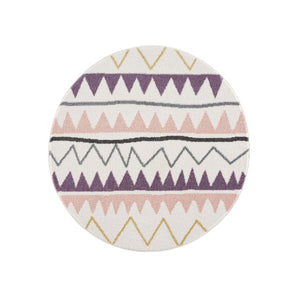 Tapis enfant motif zigzag Ruby