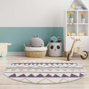 Tapis enfant motif zigzag Ruby