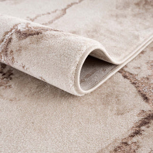 Tapis effet marbre beige - PRIA Pria