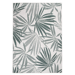 Tapis motif végétal vert - LARA Lara