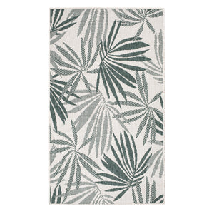 Tapis motif végétal vert - LARA Lara