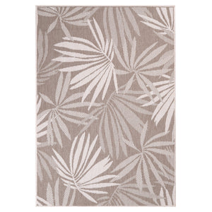 Tapis motif végétal beige - LARA Lara