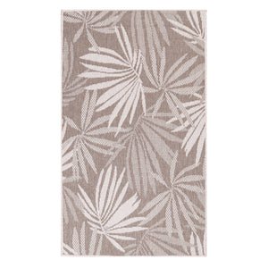 Tapis motif végétal beige - LARA Lara