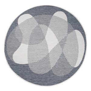 Tapis motif abstrait gris - LARA Lara