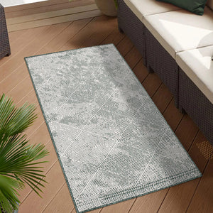 Tapis motif discret vert - LARA Lara