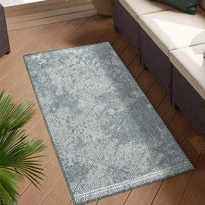 Tapis motif discret vert - LARA Lara