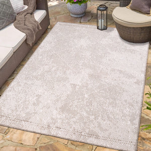 Tapis motif discret beige - LARA Lara