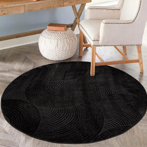 Tapis motif discret anthracite - PRIA Pria