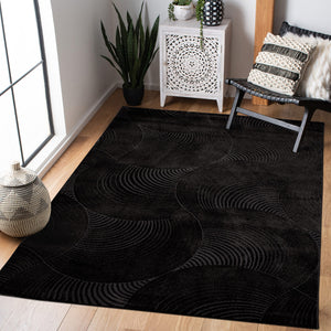 Tapis motif discret anthracite - PRIA Pria