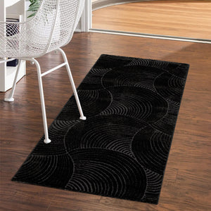 Tapis motif discret anthracite - PRIA Pria