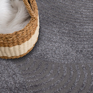 Tapis motif discret gris - PRIA Pria