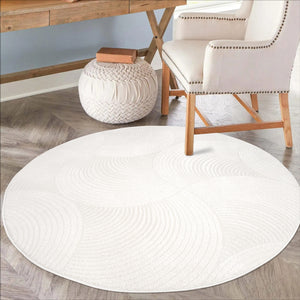 Tapis motif discret blanc - PRIA Pria