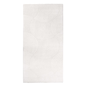 Tapis motif discret blanc - PRIA Pria