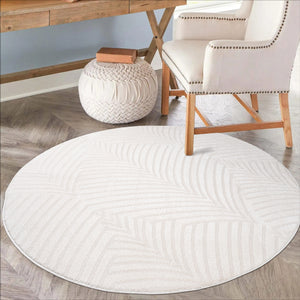 Tapis motif discret blanc - PRIA Pria