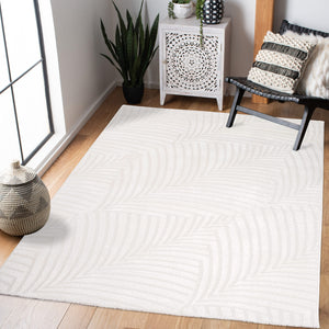 Tapis motif discret blanc - PRIA Pria