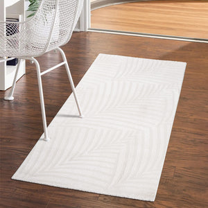 Tapis motif discret blanc - PRIA Pria