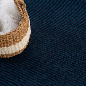 Tapis bleu uni - PRIA Pria