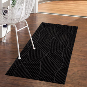 Tapis anthracite motif discret - PRIA Pria