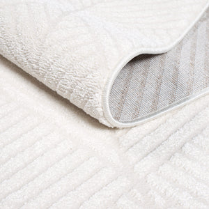 Tapis blanc motif discret - PRIA Pria