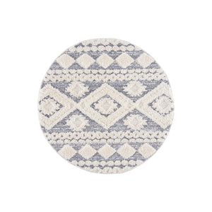 Tapis gris motif géométrique - MADI Madi