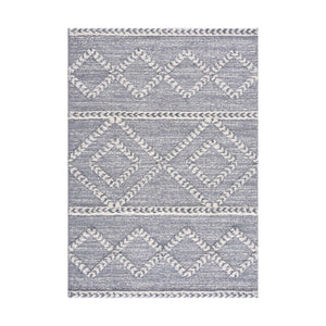 Tapis gris à  motif géométrique - MADI Madi