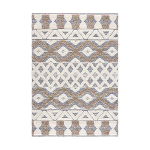 Tapis gris motif géométrique - MADI Madi