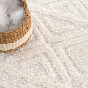 Tapis crème motif discret - MADI Madi