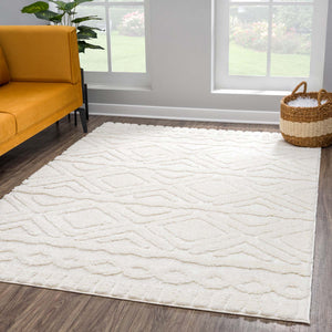 Tapis crème motif discret - MADI Madi