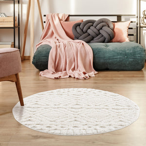 Tapis crème motif discret - MADI Madi