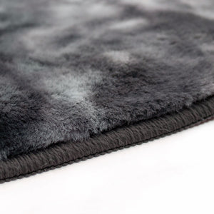 Tapis anthracite uni et douillet - ANIRA Anira