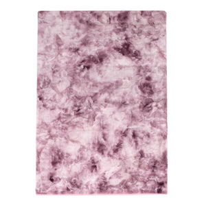 Tapis rose uni et douillet - ANIRA Anira