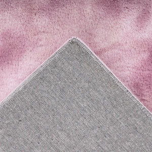 Tapis rose uni et douillet - ANIRA Anira