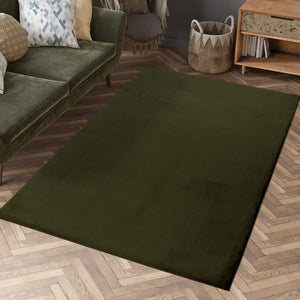 Tapis vert uni et doux - SIERA Siera