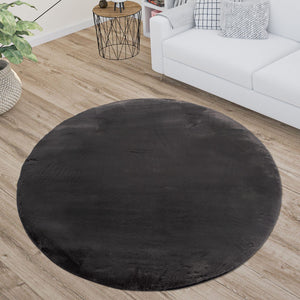 Tapis anthracite uni et doux - SIERA Siera