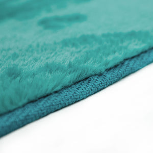 Tapis turquoise uni et doux - SIERA Siera